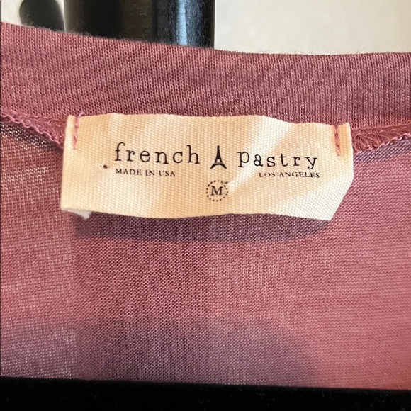French Pastry Panda Dusty Rose Apparel - Picture 2 of 5